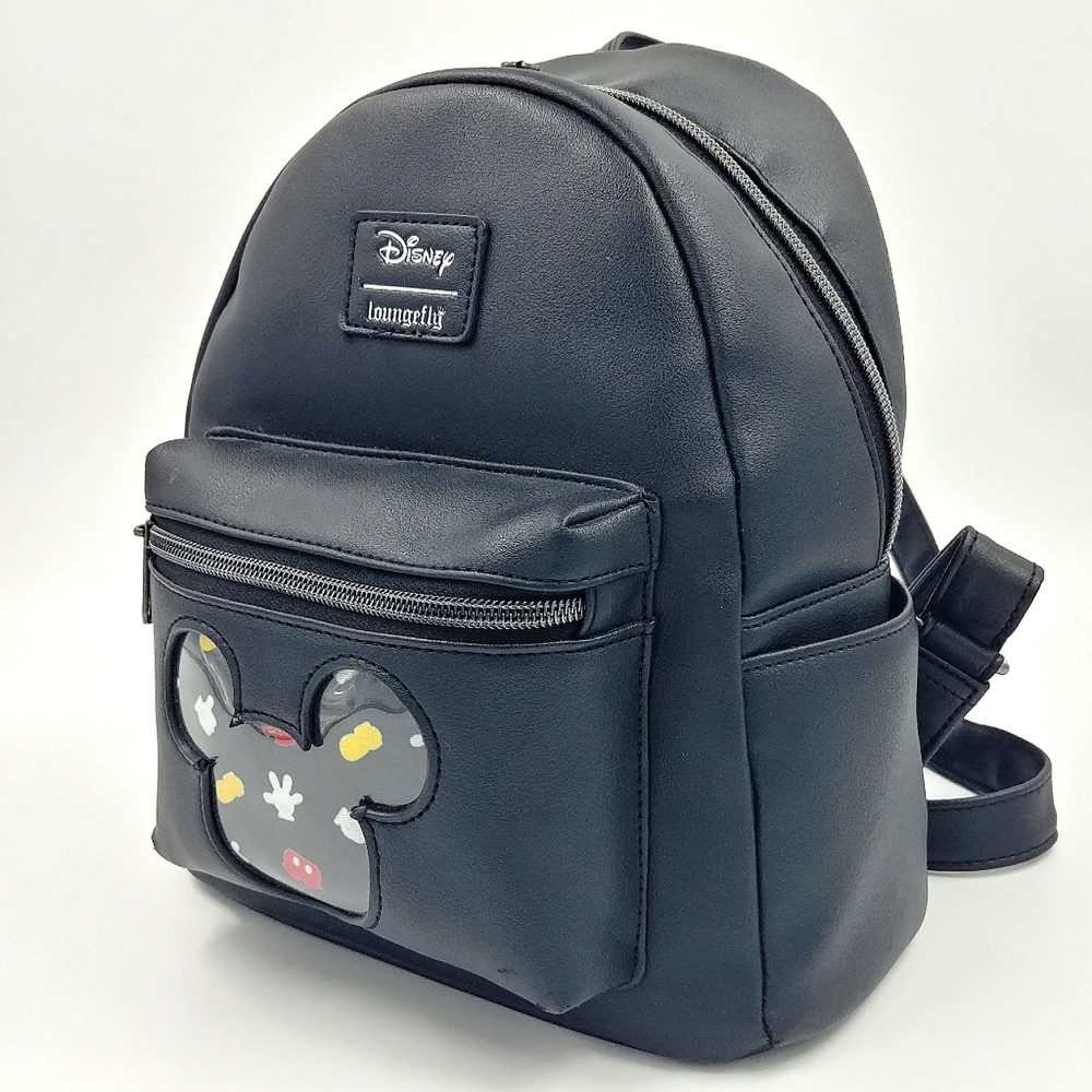 Loungefly Disney Mickey Mouse Pin Collector Mini Backpack. Out of Stock Rare.